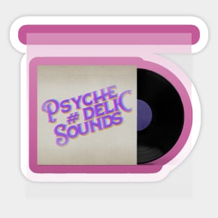 VINTAGE VINYL PSYCHEDELIC Sticker